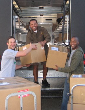 Our UPS Driver Andrew Makes Sure Your Kombucha is Safe and Sound!